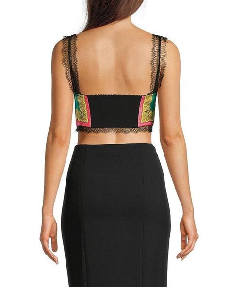 versace crop top sale|versace bralette top.